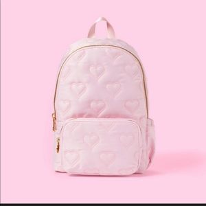 Stoney Clover Target Quilted Pink Hearts Backpack